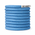 Lacet cuivré bleu serenity MY KNOT PARIS pour sneakers