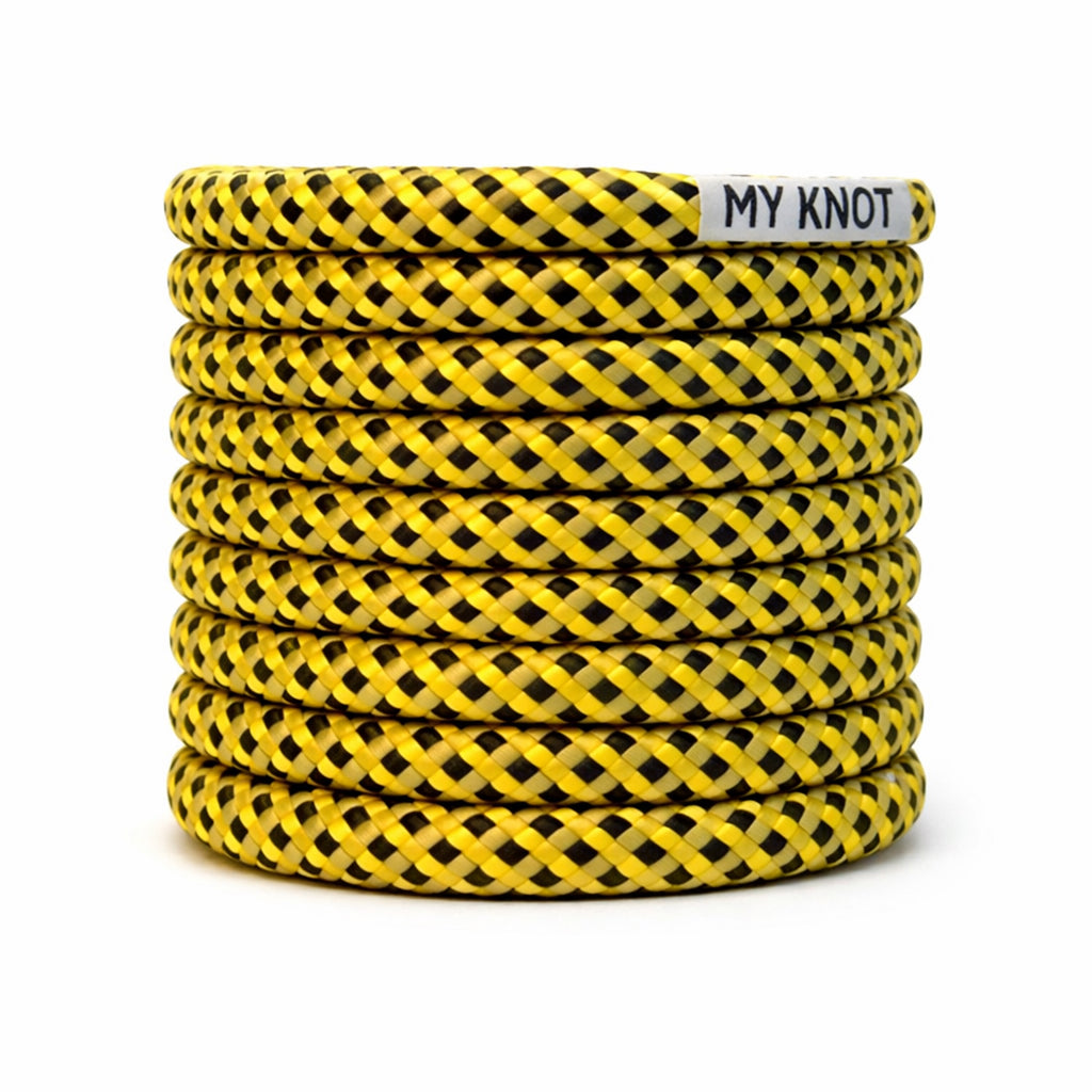 lacet jaune vert sahara pour sneakers MY KNOT PARIS