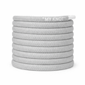 Lacet ovale gris ardoise  MY KNOT PARIS pour sneakers