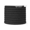 Lacet noir ovale ombre MY KNOT PARIS pour sneakers