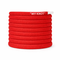 Lacet rouge intense ovale MY KNOT PARIS pour sneakers