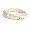 Lacet doré blanc glitter MY KNOT PARIS pour sneakers