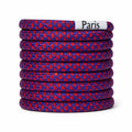 Lacet bloom violet rond MY KNOT PARIS pour sneakers
