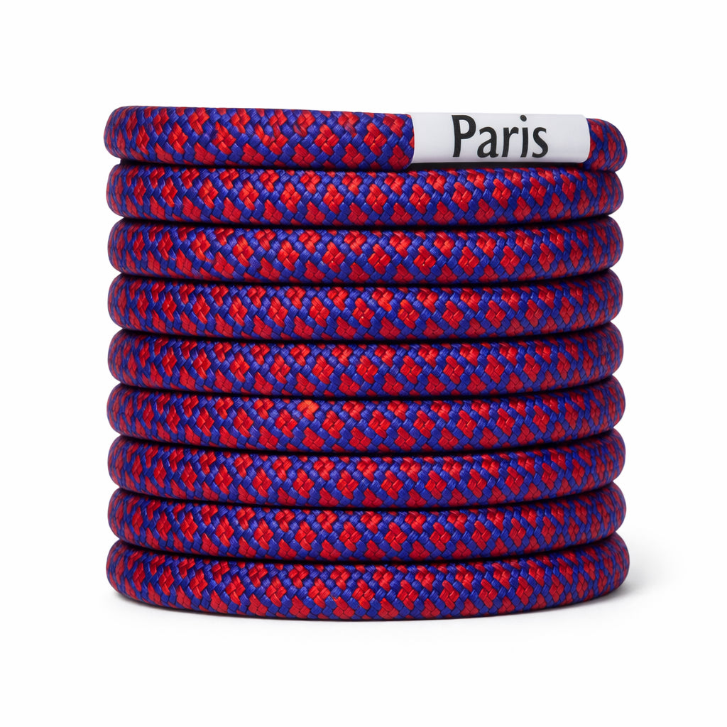 Lacet bloom violet rond MY KNOT PARIS pour sneakers