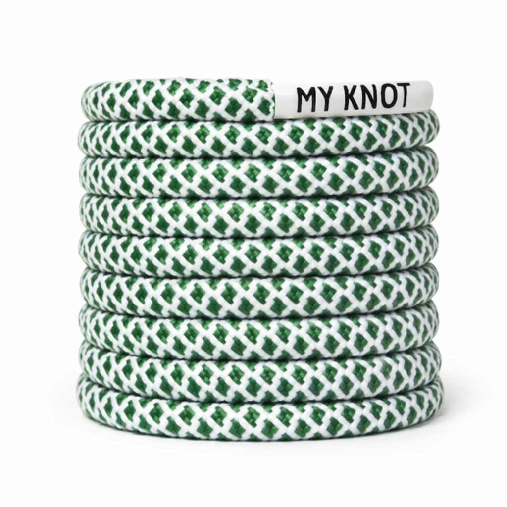 Lacet vert  smith rond MY KNOT PARIS pour sneakers